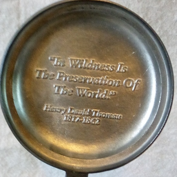 Wolves beer Stein vintage 1997  Avon pottery ceramic & pewter limited ed - Picture 5 of 8